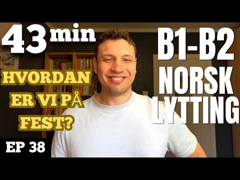Kake, koldtbord og konfirmasjon: Slik feirer nordmenn | Norwegian Listening Practice A2-B1 Ep. 38